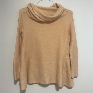 Free People | Cowl Neck Cream Sweater S